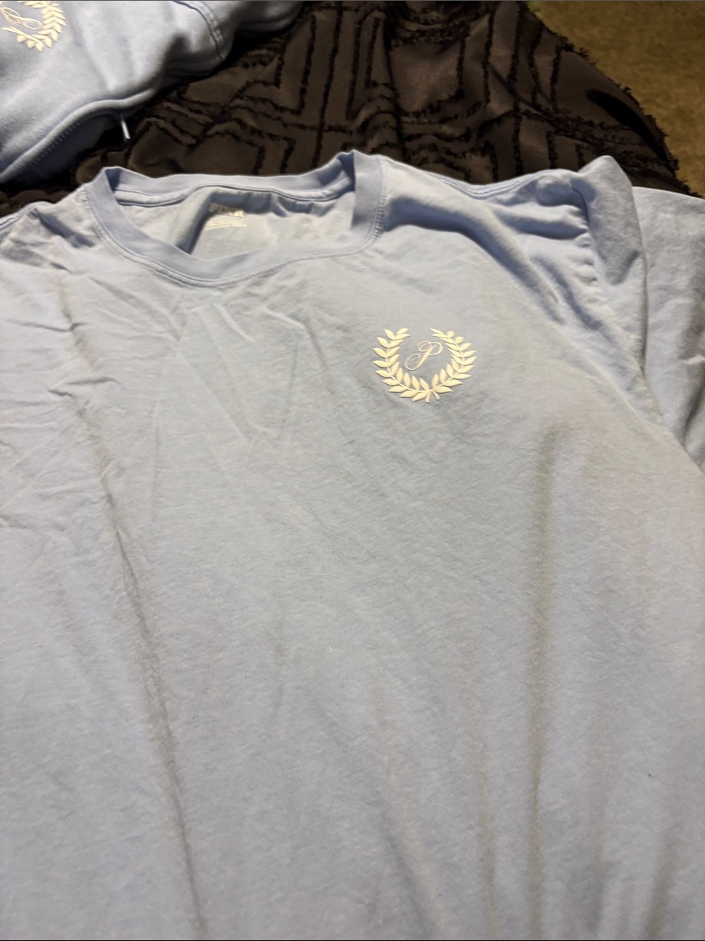 Victoria Secret pink Women Light Blue Zip-Up Hoodie Jacket Tee shirt and joggers - Picture 4 of 5
